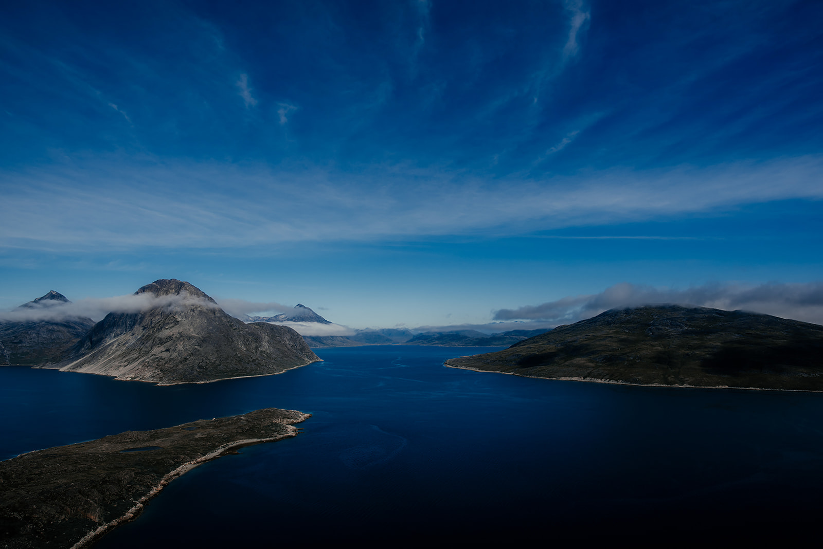 fjord on Greenland