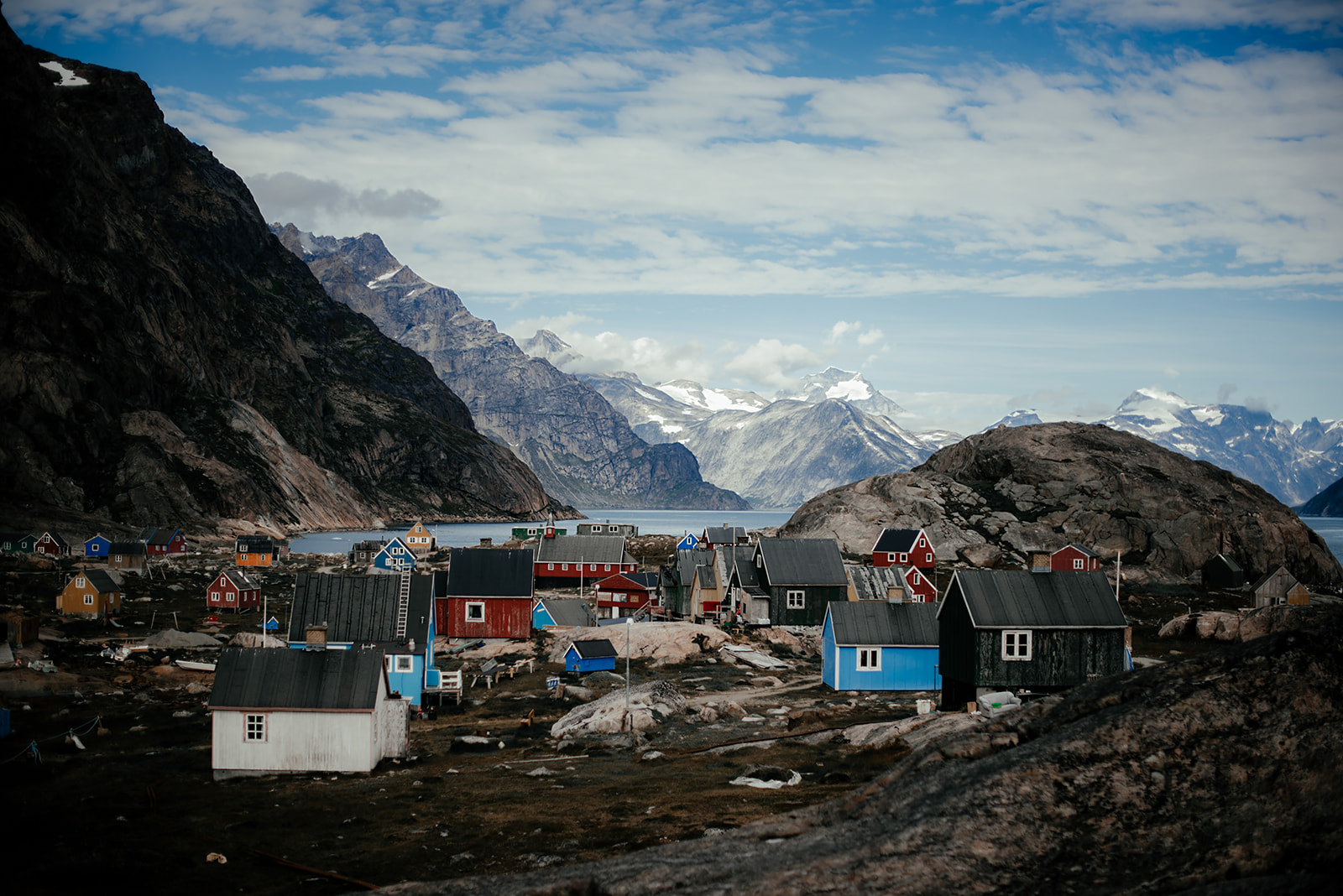 small settlement on Greenland