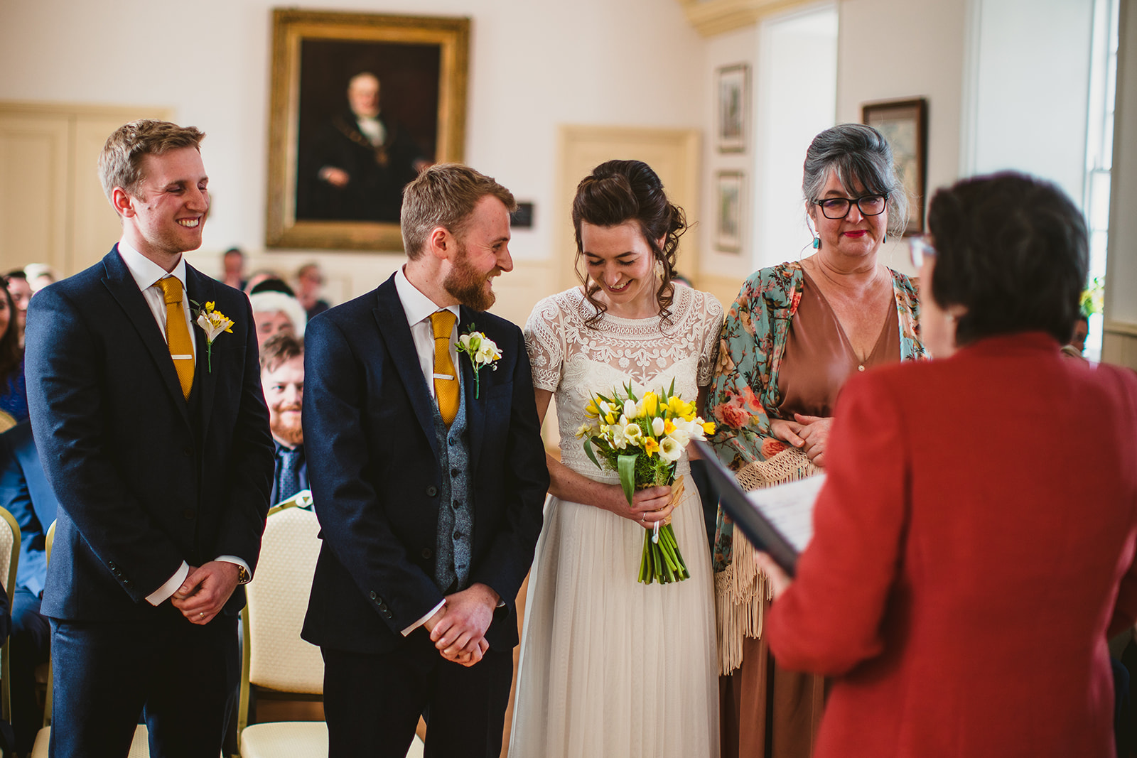 Ceremony at Penryn Town Hall, Falmouth