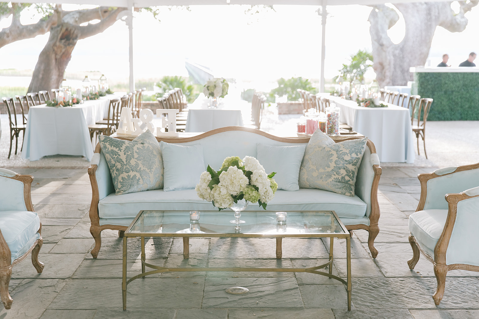 Classic details at an Intimate waterfront wedding at Lowndes Grove