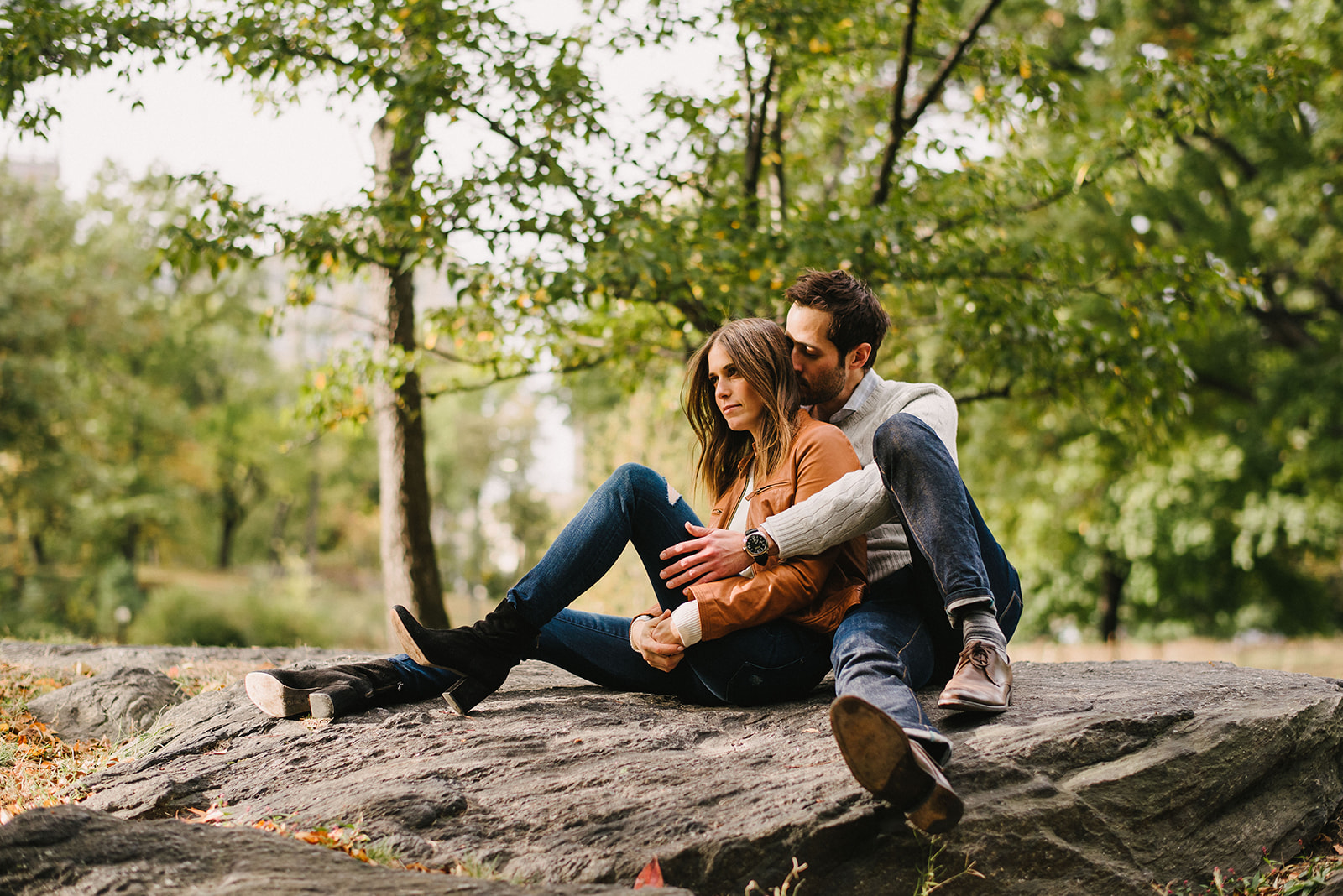 New York City engagement session in Central Park