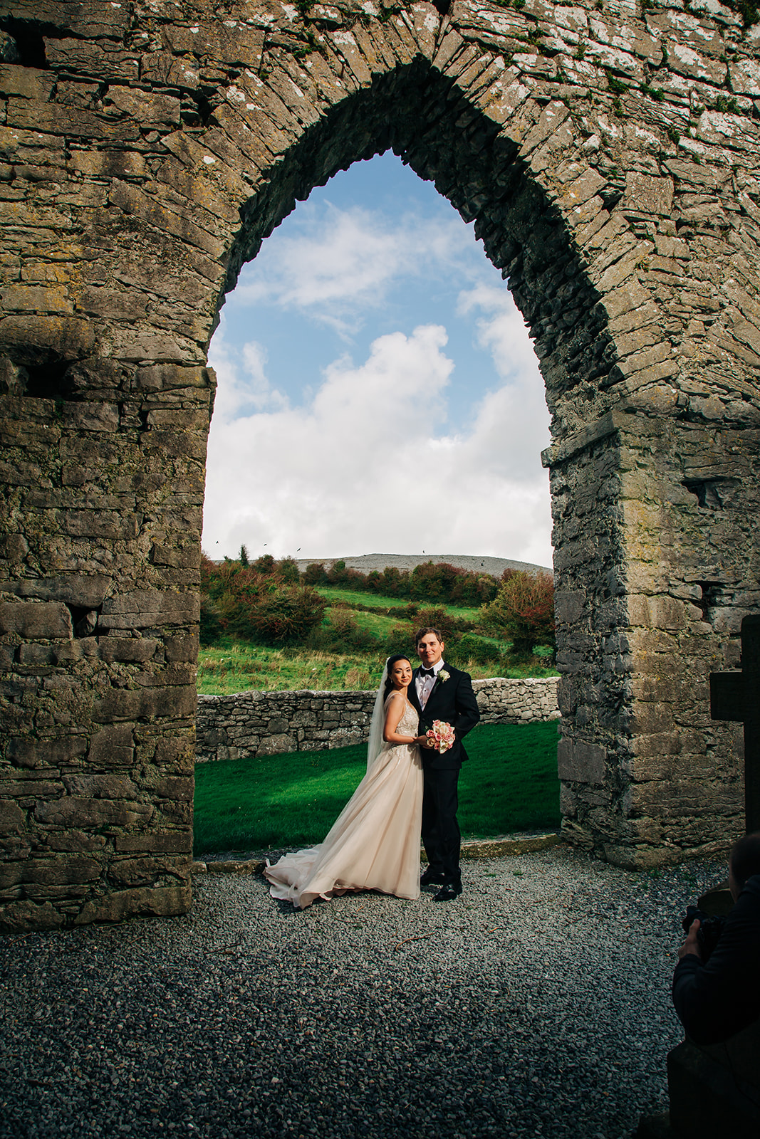 Hisband and wife in Corcomroe Abbey