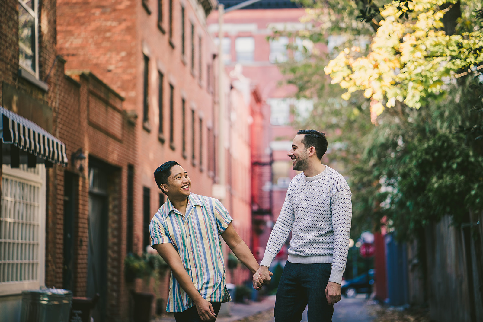 Gay engagement photography in Gwanus Brooklyn