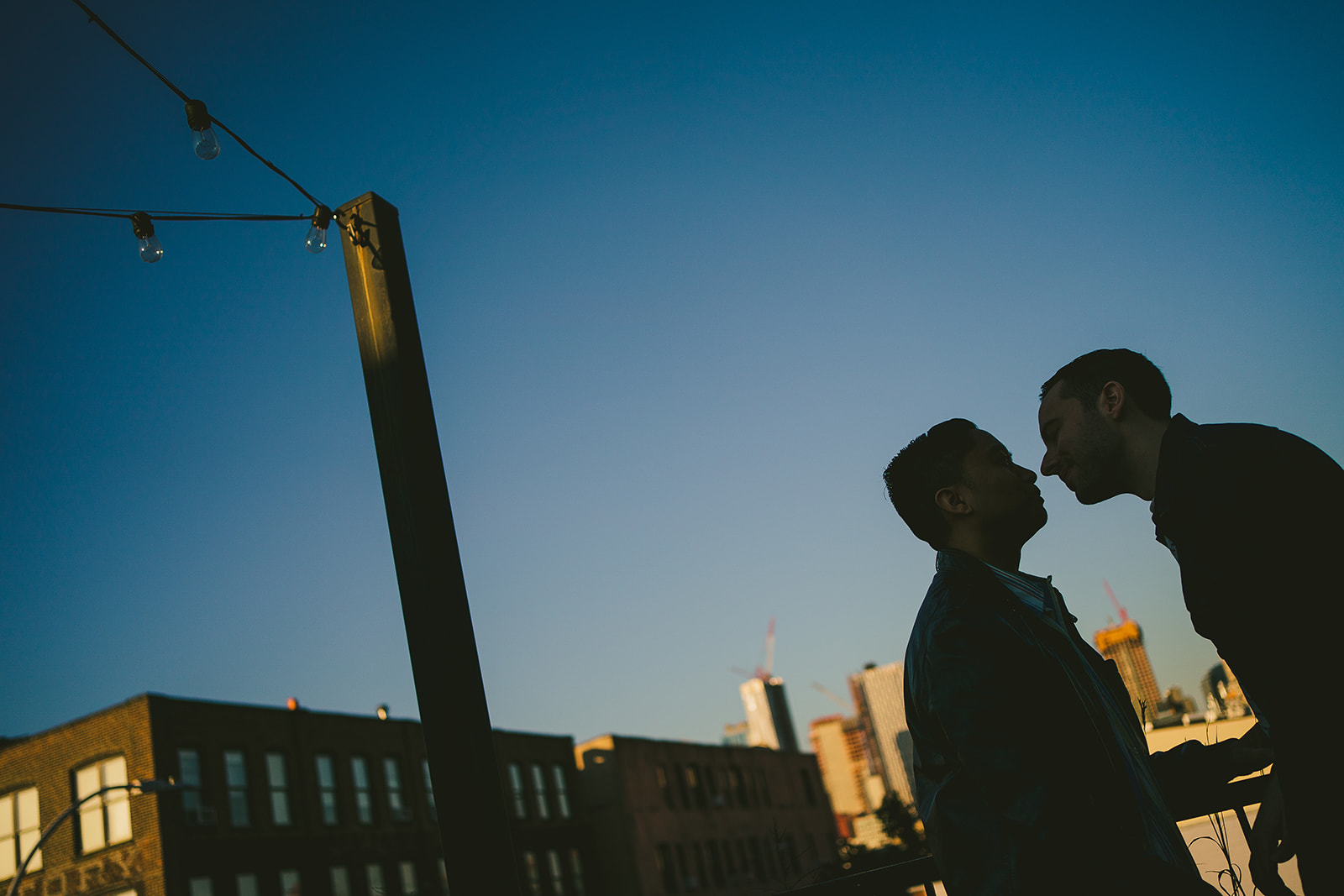 Gay engagement photography in Gwanus Brooklyn