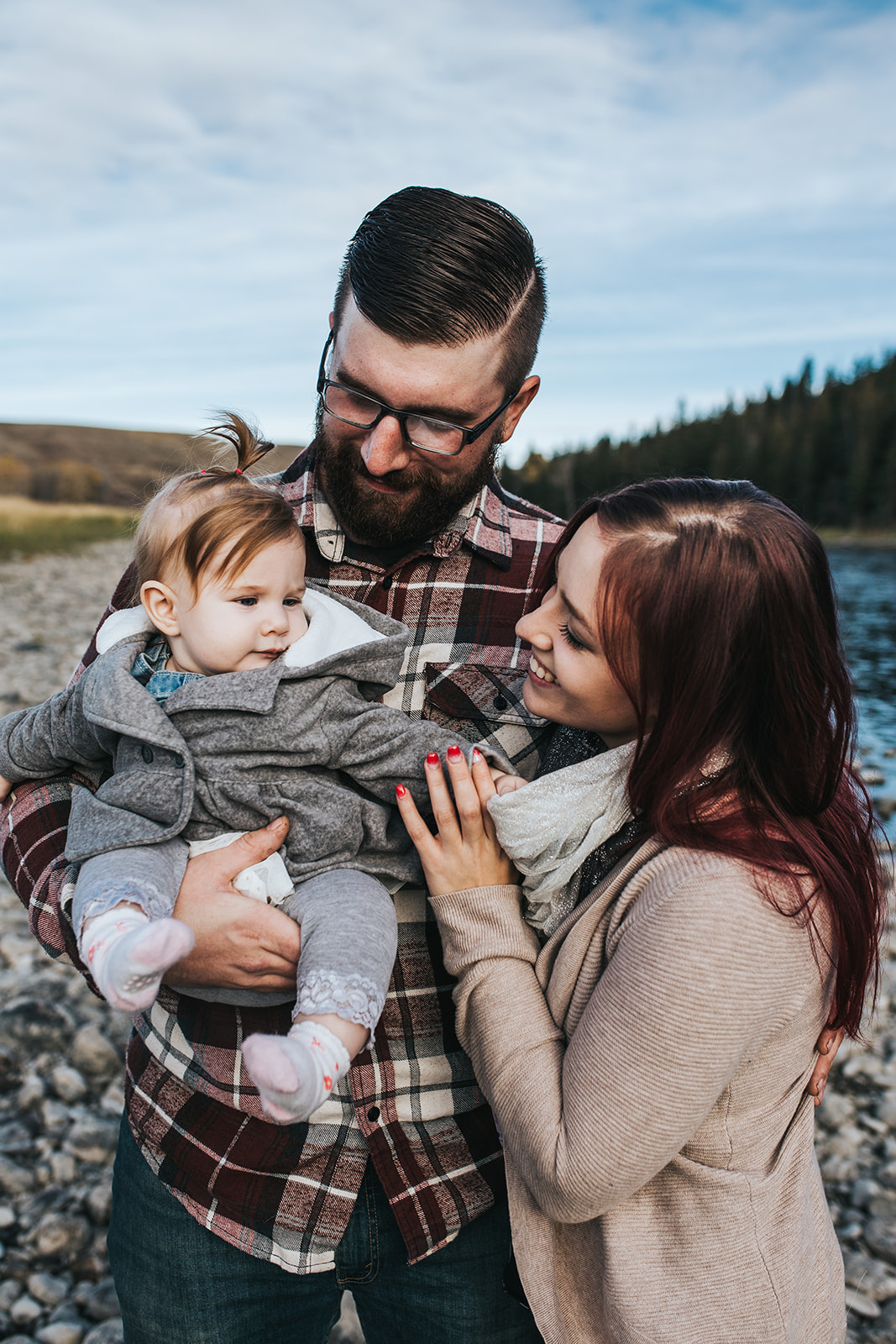 Bow River Fall Family Session