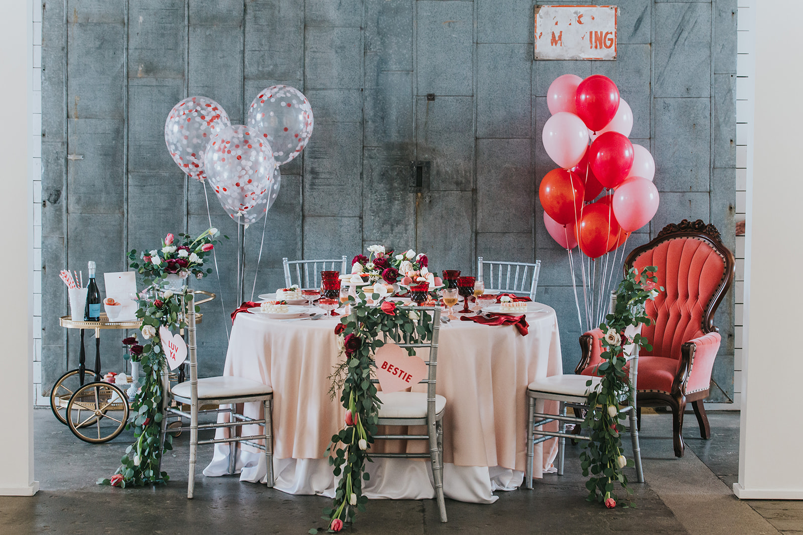 Galentine's Day Party Styled Shoot