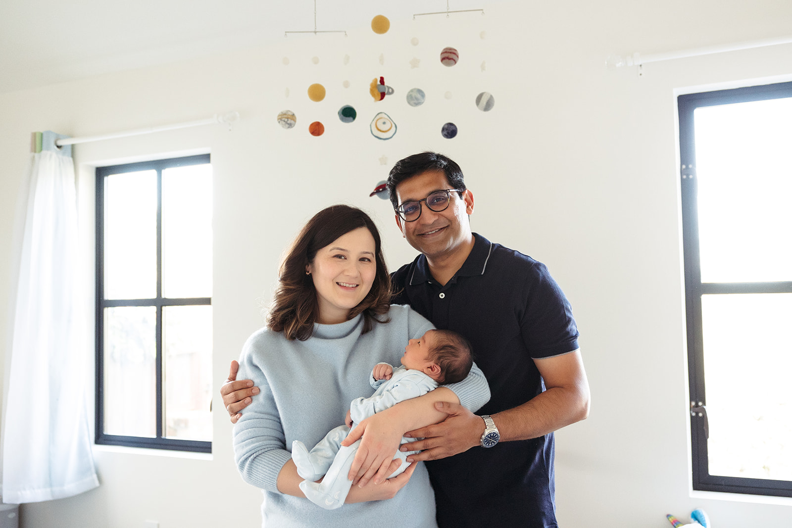 San Francisco newborn and family photoshoot