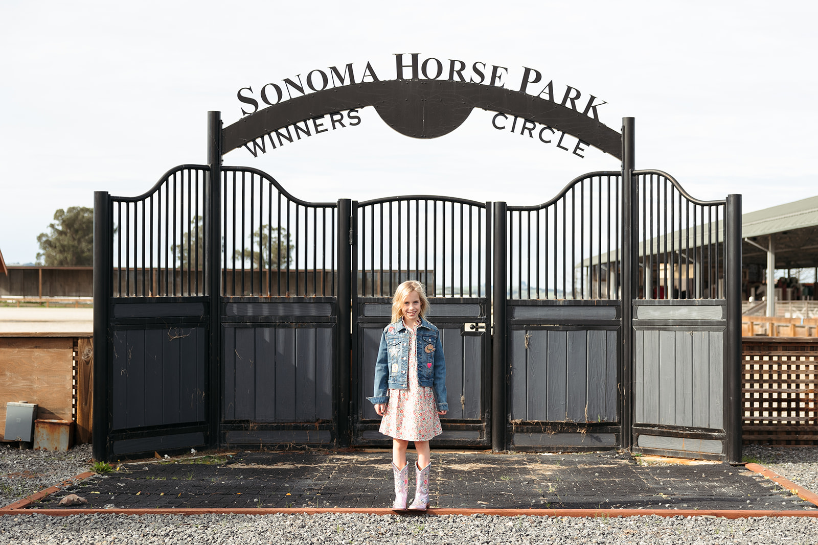 Family Photoshoot Outdoors at Sonoma Horse Park near Marin County