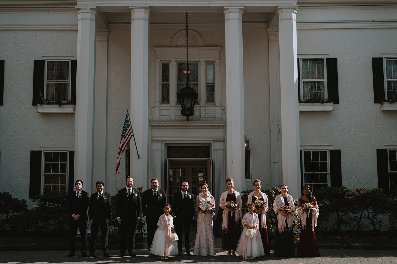 Winter wedding at Crabtree's Kittle House