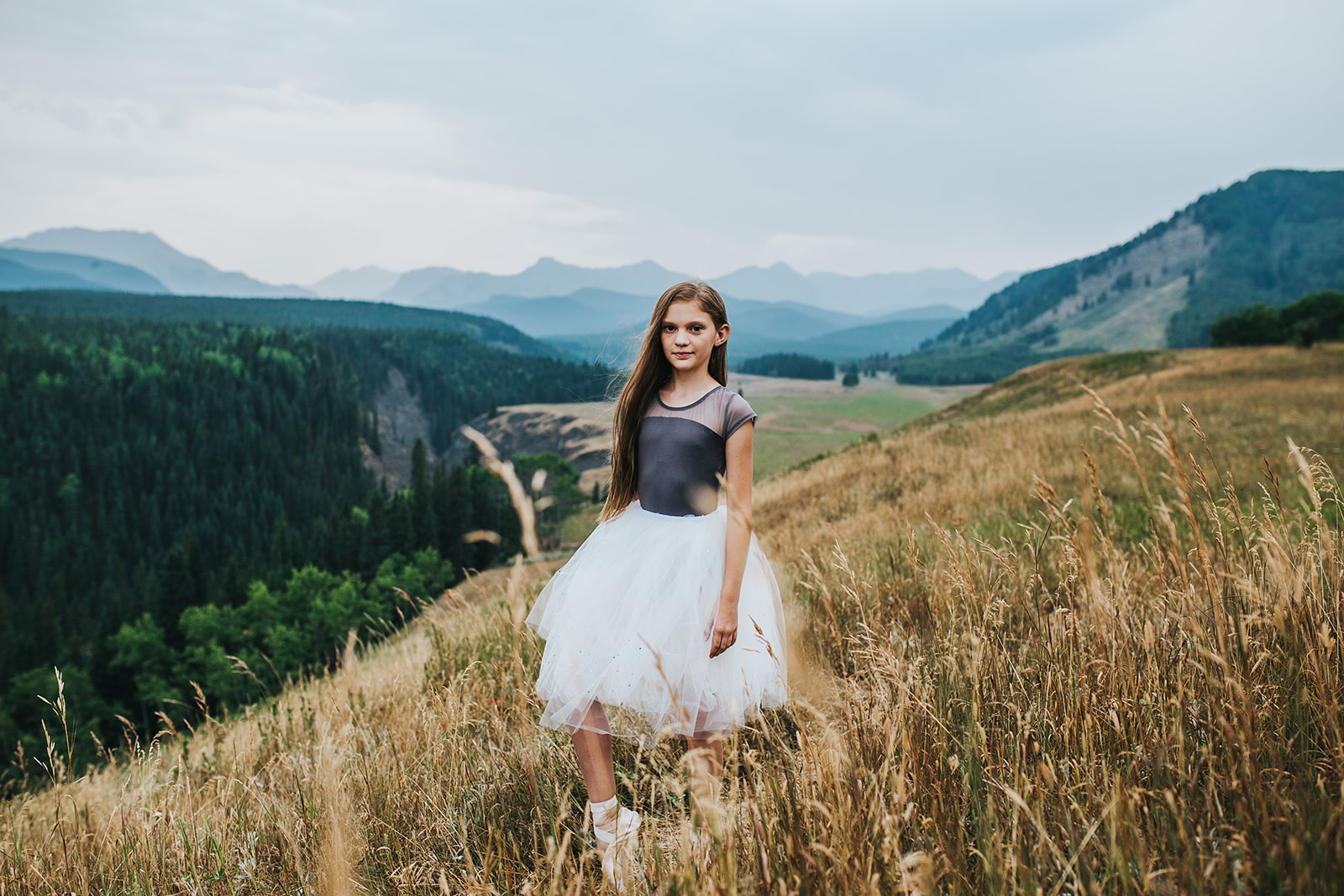 Calgary Portrait Photographer- Ballet Portrait In The Mountains