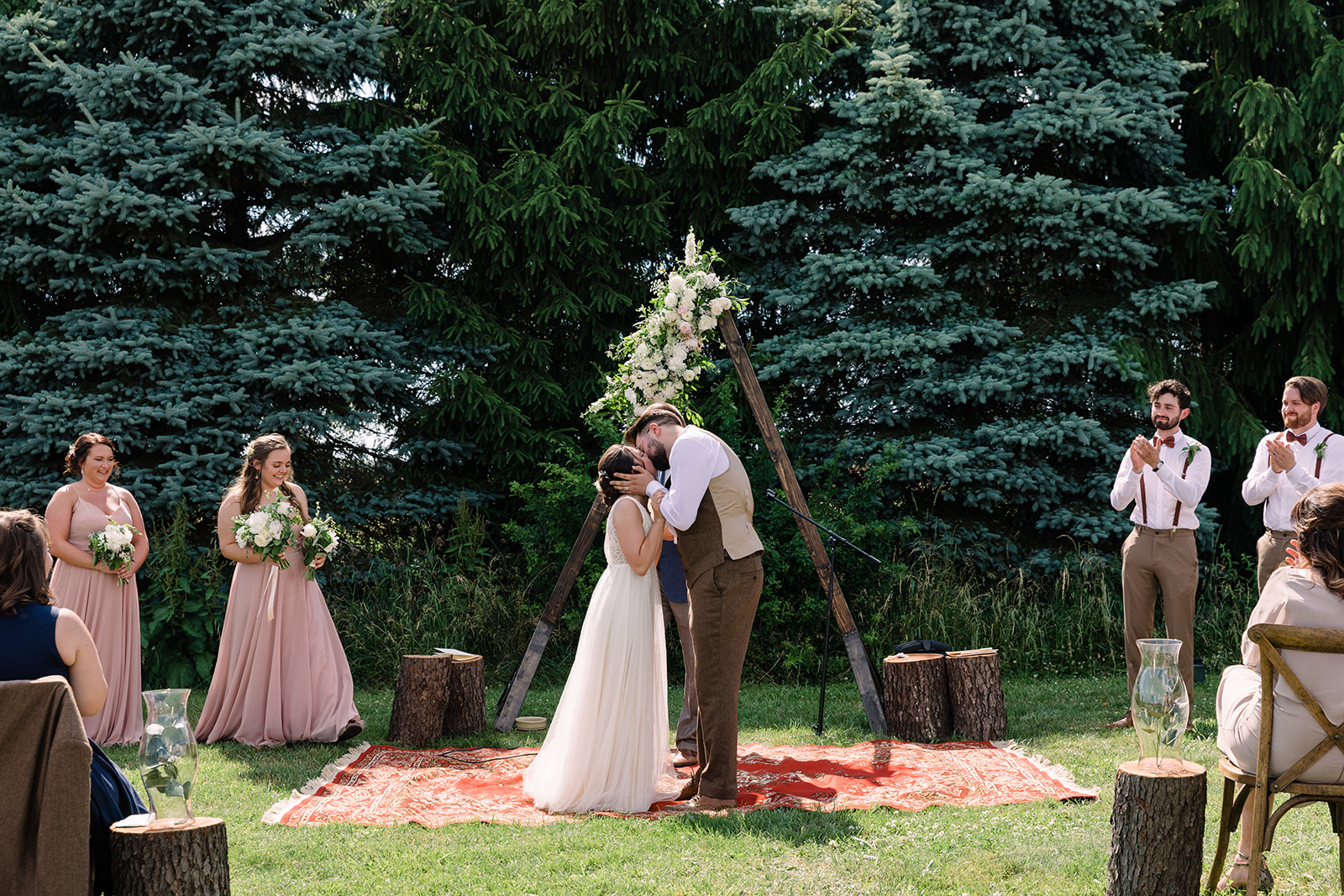 Bohemian style wedding in youngstown ohio