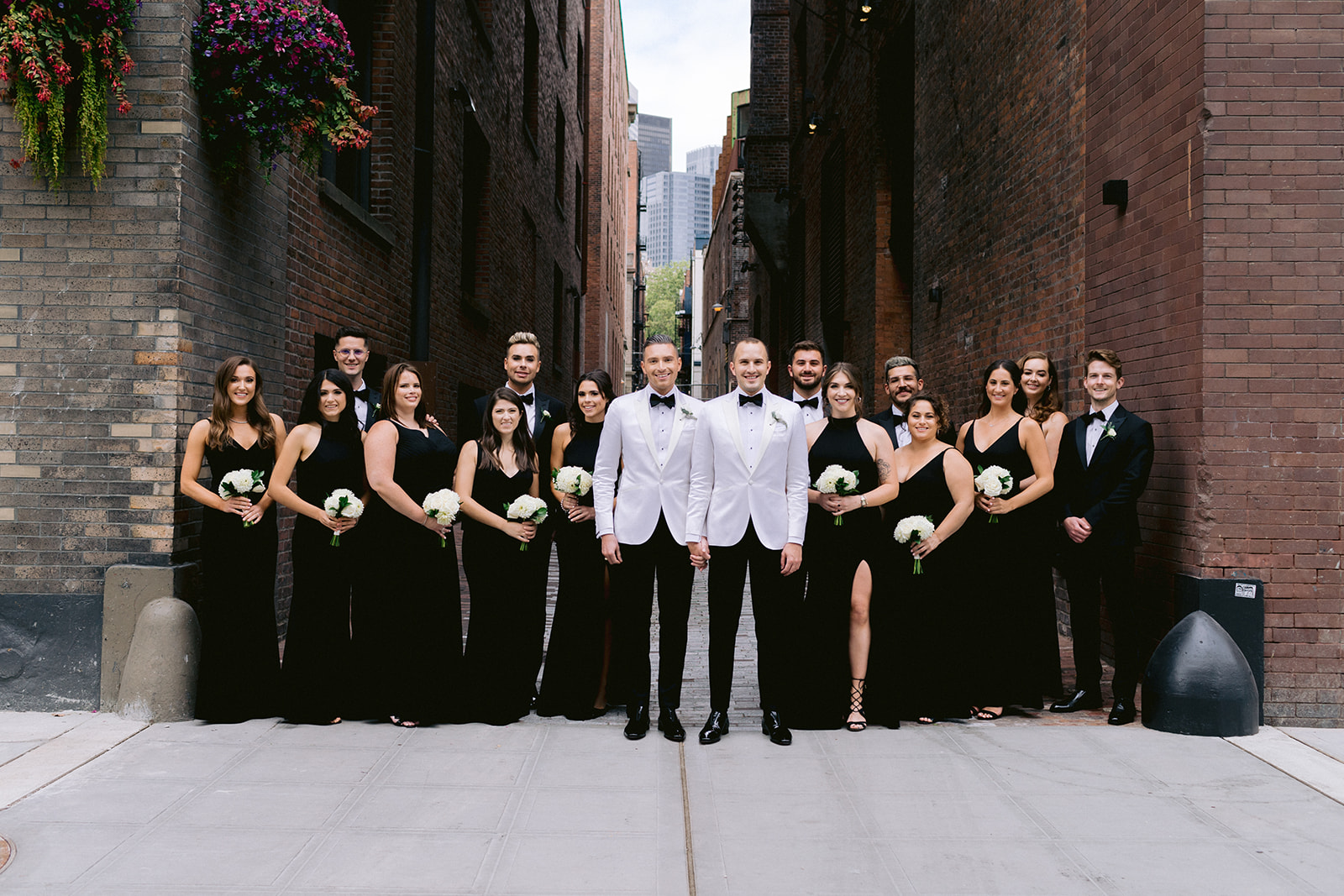 groom's party photo seattle Gay Seattle Wedding