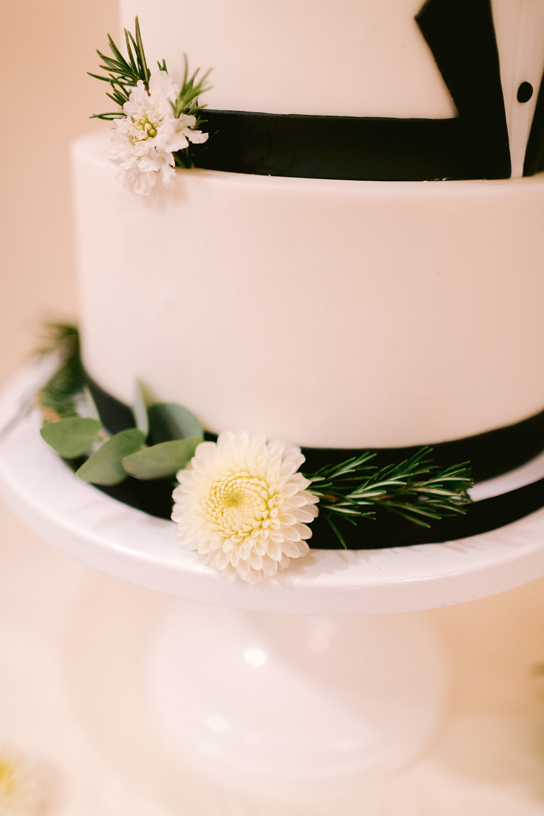 tuxedo wedding cake Seattle Wedding