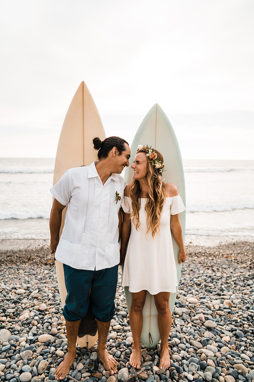 surf themed elopement