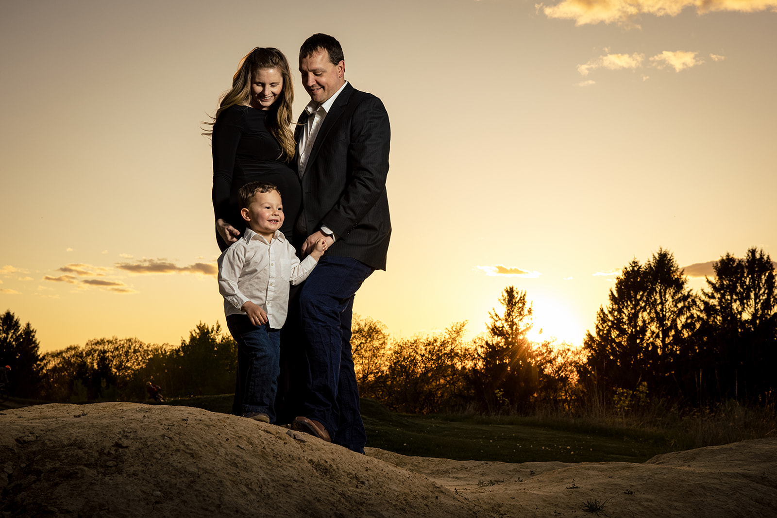Expecting Joy: Golden Hour Splendor by La Crosse photographer, Jeff Wiswell of J.L. Wiswell Photography