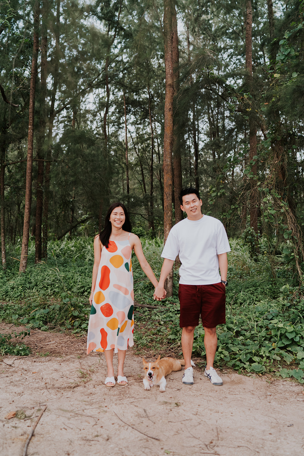Dog Photography session with couple