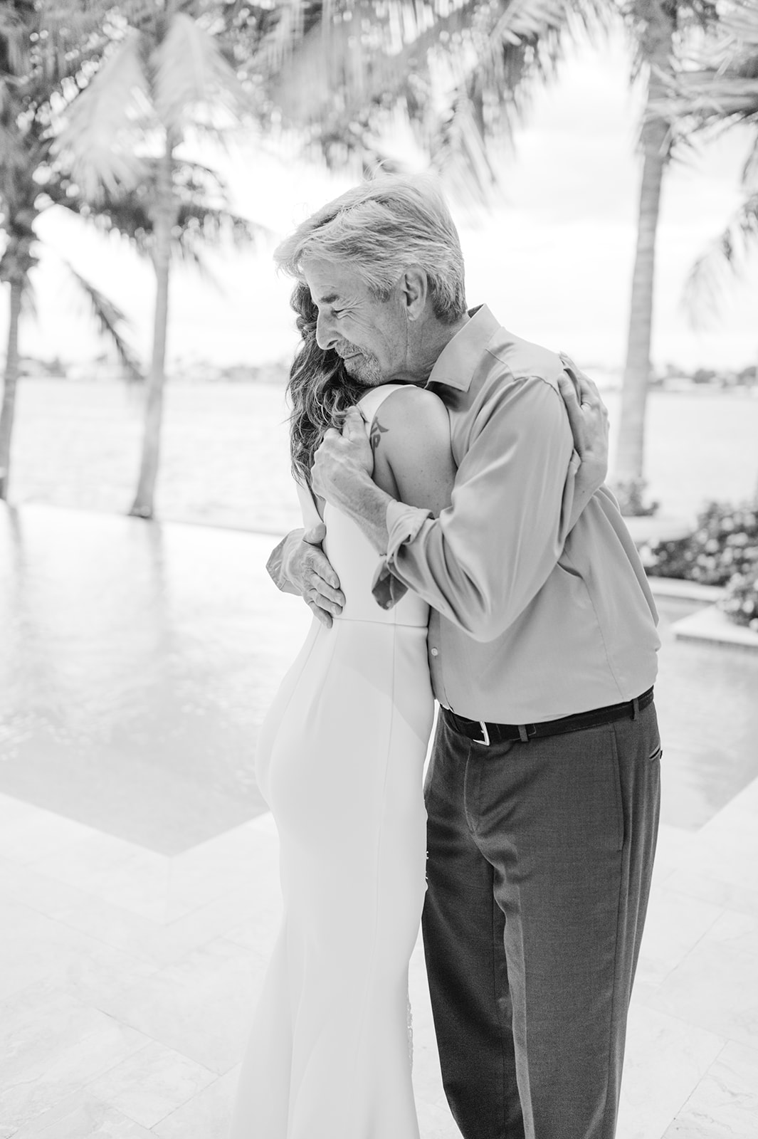 Naples Florida wedding photographer captures the happy couple during their romantic portrait session
