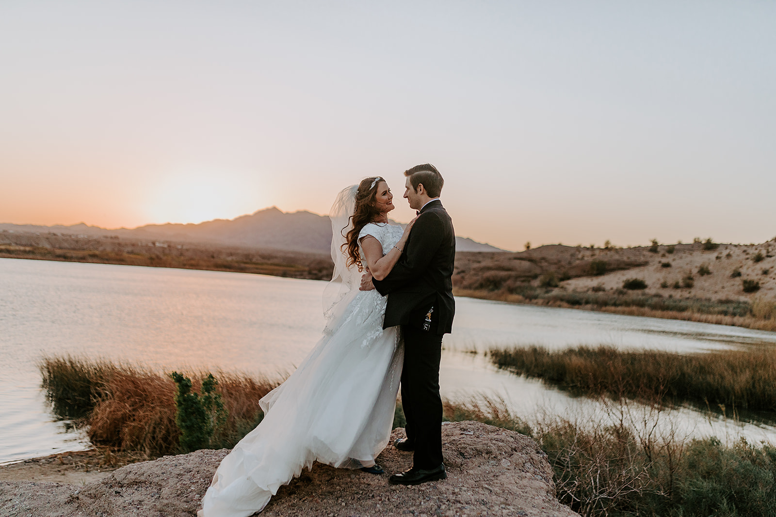 Lake Havasu Sunset Wedding 
