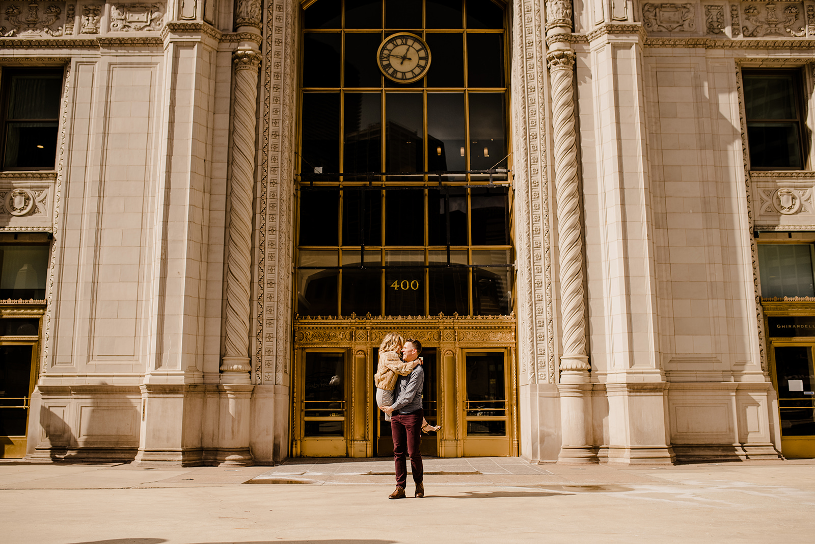 Chicago engagement photography with Amber and Tadd
